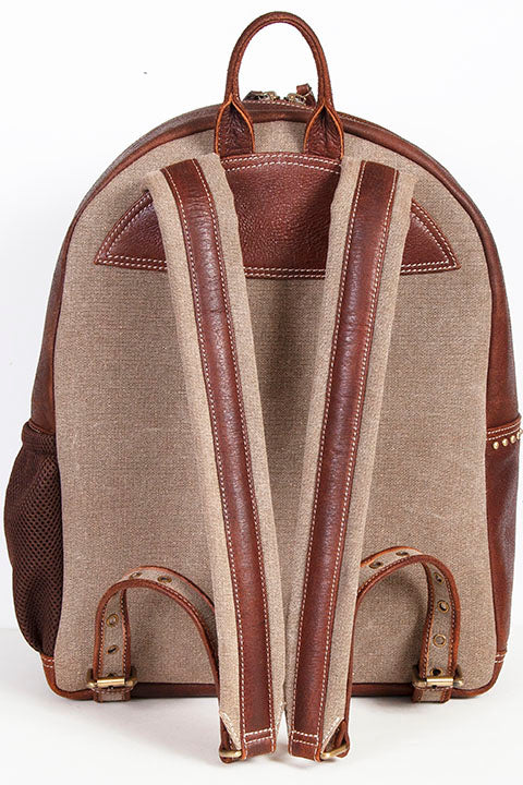 Scully Berkeley Canvas & Leather Backpack
