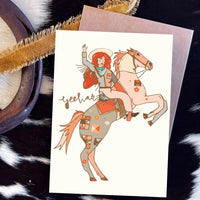 Western Greeting Cards by Tirzah Lane Art