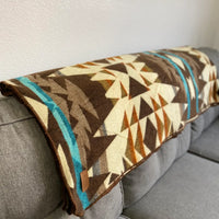 Andean Alpaca Wool Blanket-Cowboy