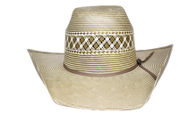 Lone Star Case Two-Tone Shantung Straw Cowboy Hat