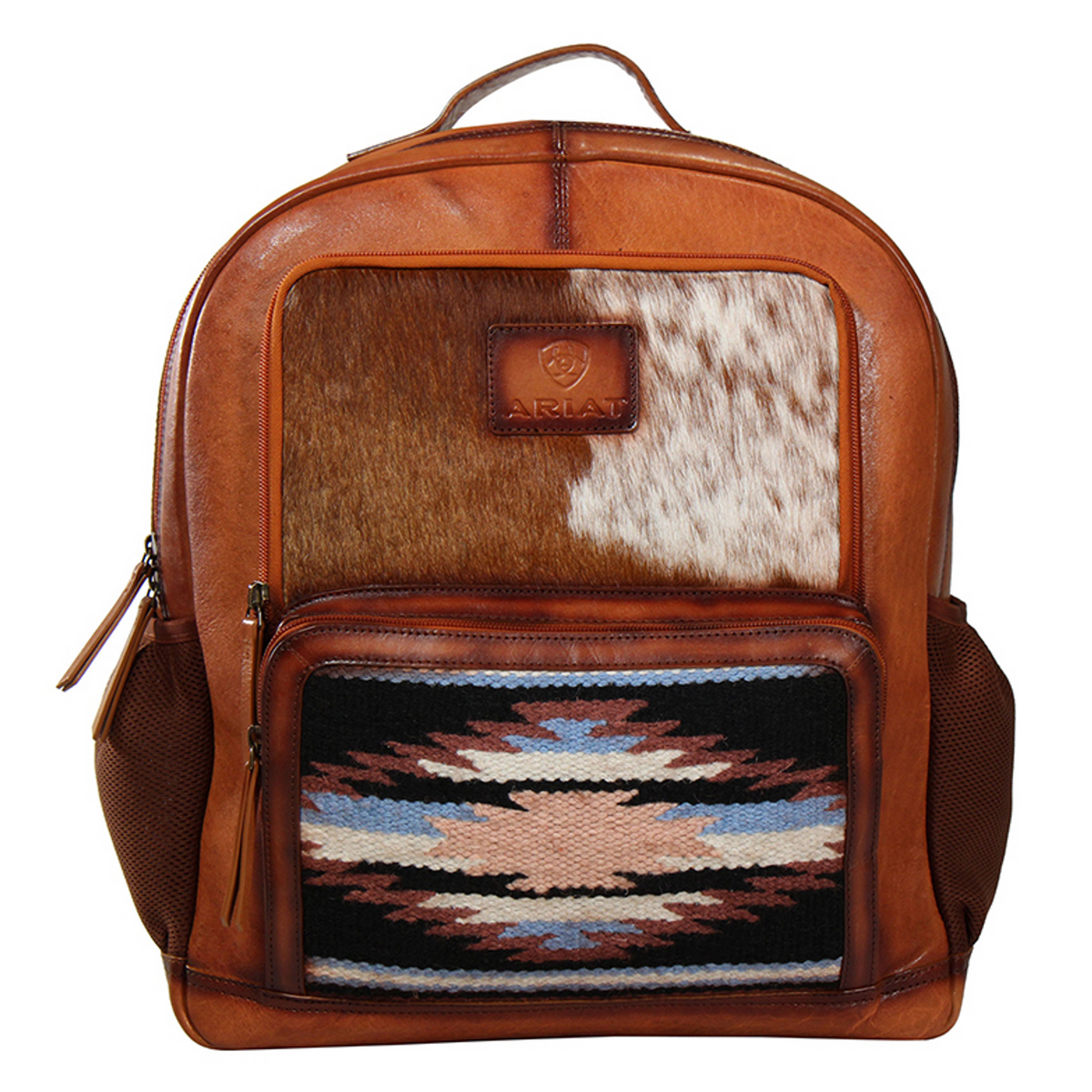 Ariat Aztec Rug and Calf Hair Leather Backpack