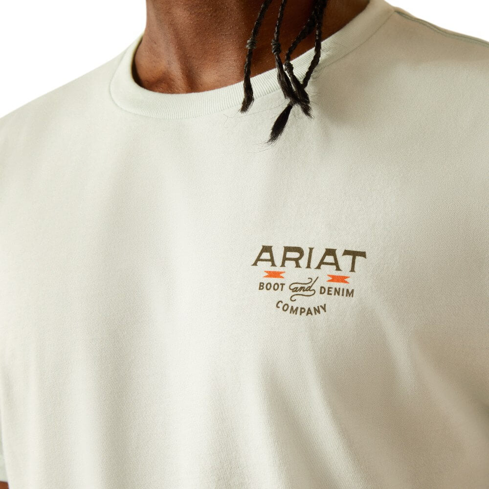 Ariat Men's Lucky Shoe Crew Neck T-Shirt in Glacier
