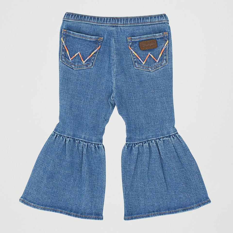 Wrangler Baby & Toddler Girl's Classic Flare Jean in Reign