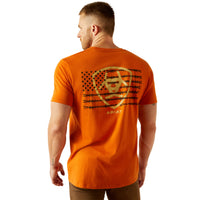Ariat Men's Barb Shield T-Shirt in Rust
