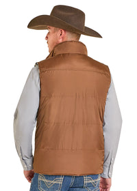 Rock & Roll Denim Men's Aztec Reversible Vest in Grey