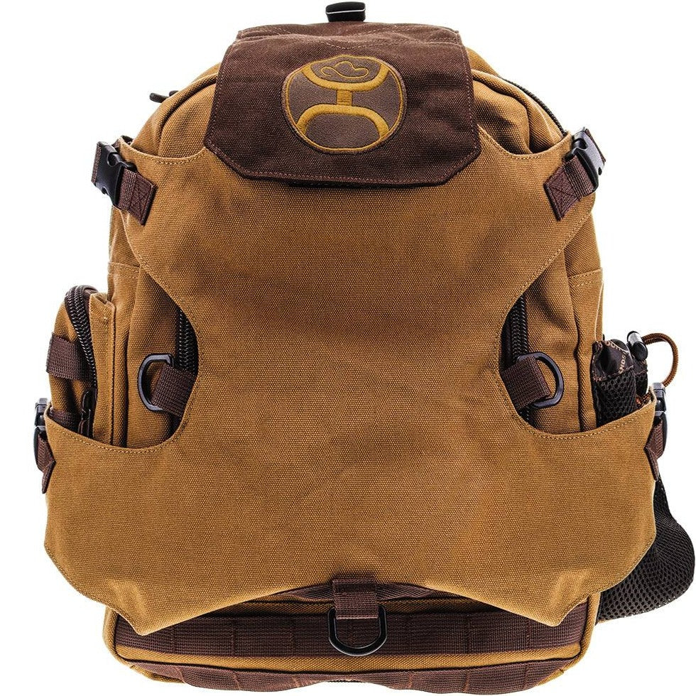 Hooey "Mule" Tan and Brown Backpack