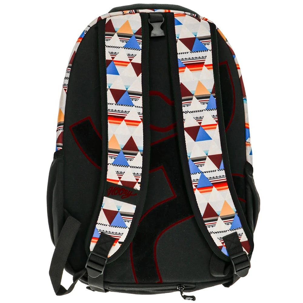Hooey "Recess" Cream and Burgundy Aztec Backpack