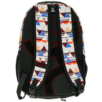 Hooey "Recess" Cream and Burgundy Aztec Backpack