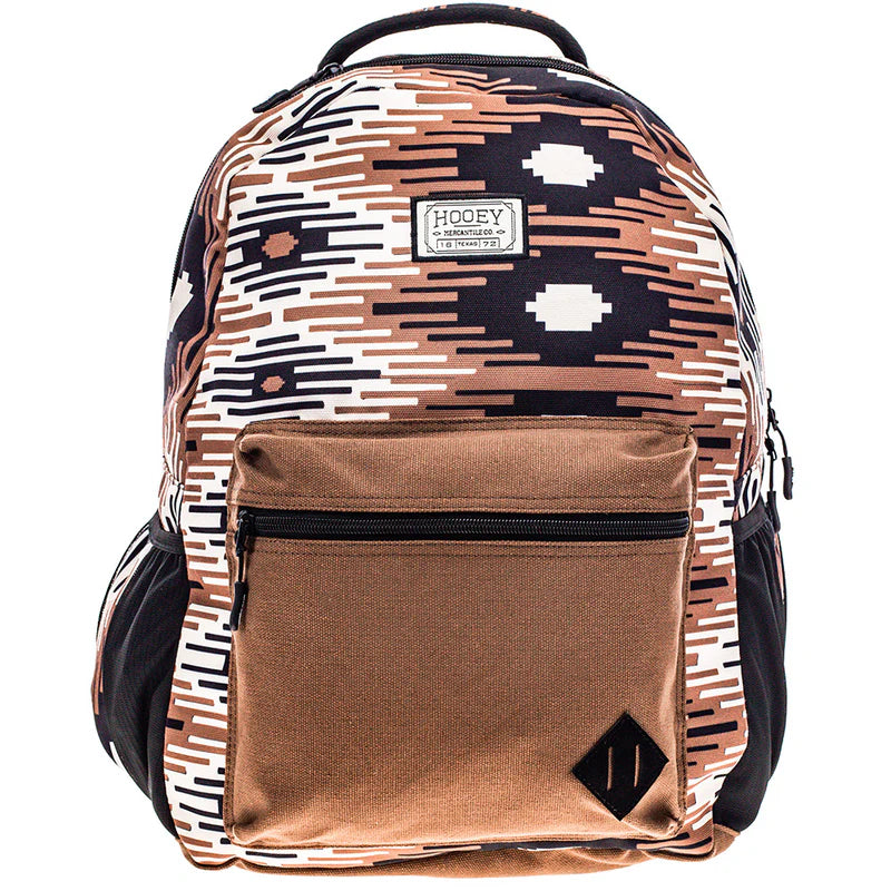 Hooey "Recess" Brown and Black Aztec Backpack