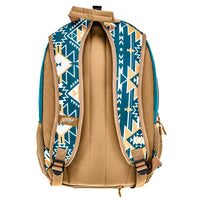 Hooey "Rockstar" Teal Aztec Print Backpack
