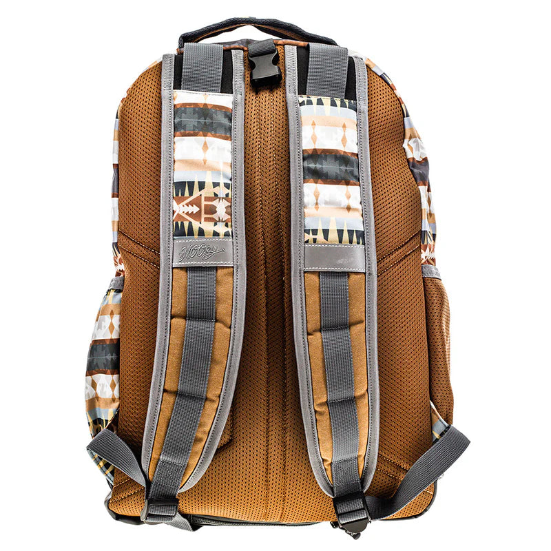Hooey "Ox" Tan and Charcoal Aztec Backpack