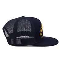 Twisted X Classic Trucker Cap in Navy & Yellow