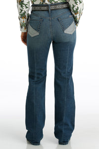 Cruel Women's Skylar Sky-High Rise Bootcut in Indigo Dark Stone Wash