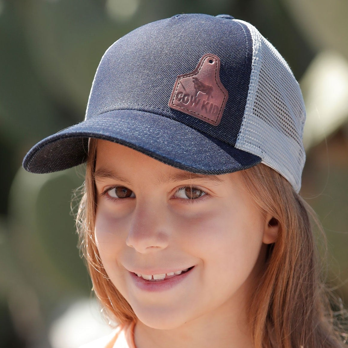 Cruel Girls Youth Cattle Tag Patch Trucker Cap