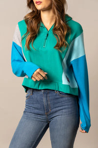 Kimes Ranch Women's Cami Cropped Sweater in Green