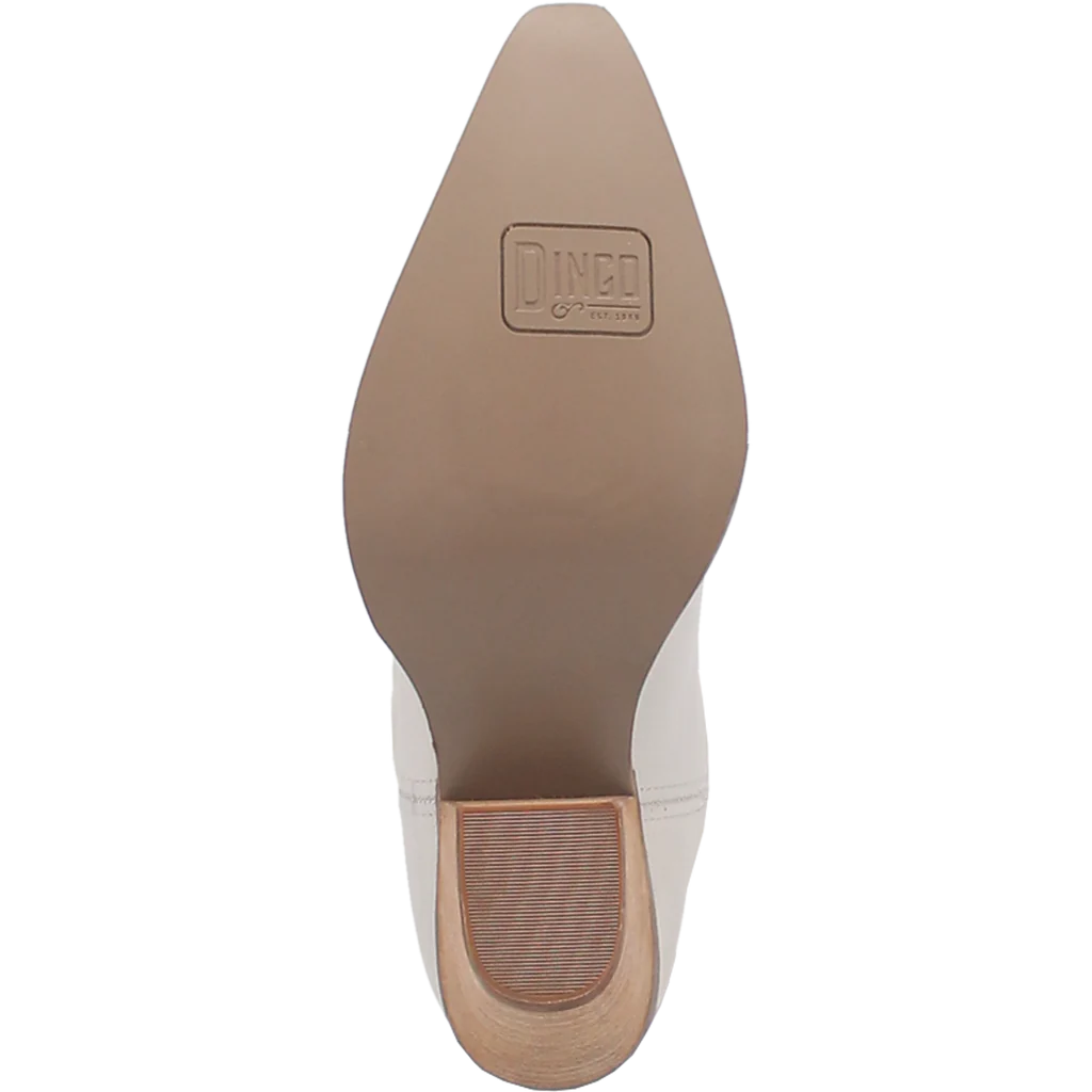 Dingo Women's Raisin Kane Western Boot in White