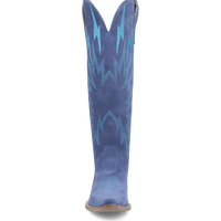 Dingo Women's Thunder Road Suede Boot in Blue