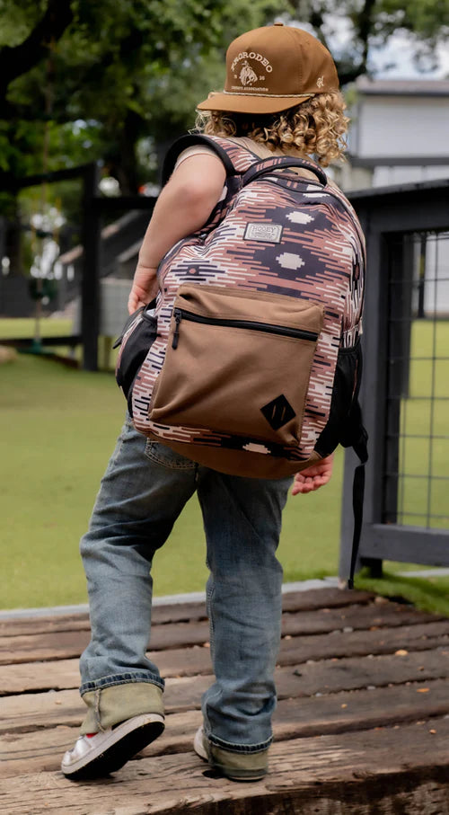 Hooey "Recess" Brown and Black Aztec Backpack