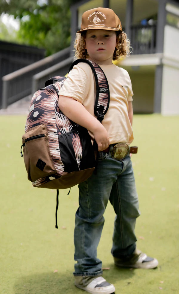 Hooey "Recess" Brown and Black Aztec Backpack