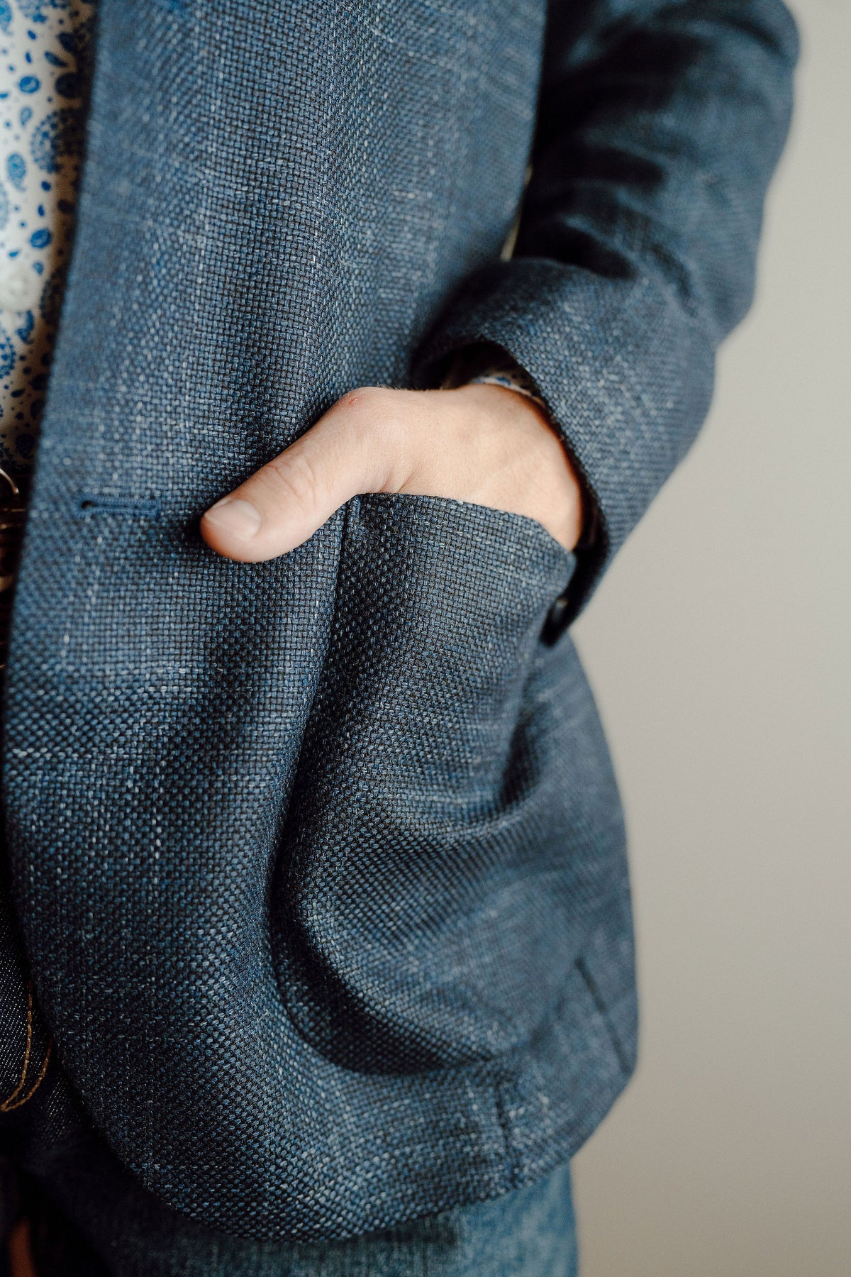 Flynt Western Men's Bateman Sport Jacket in Navy