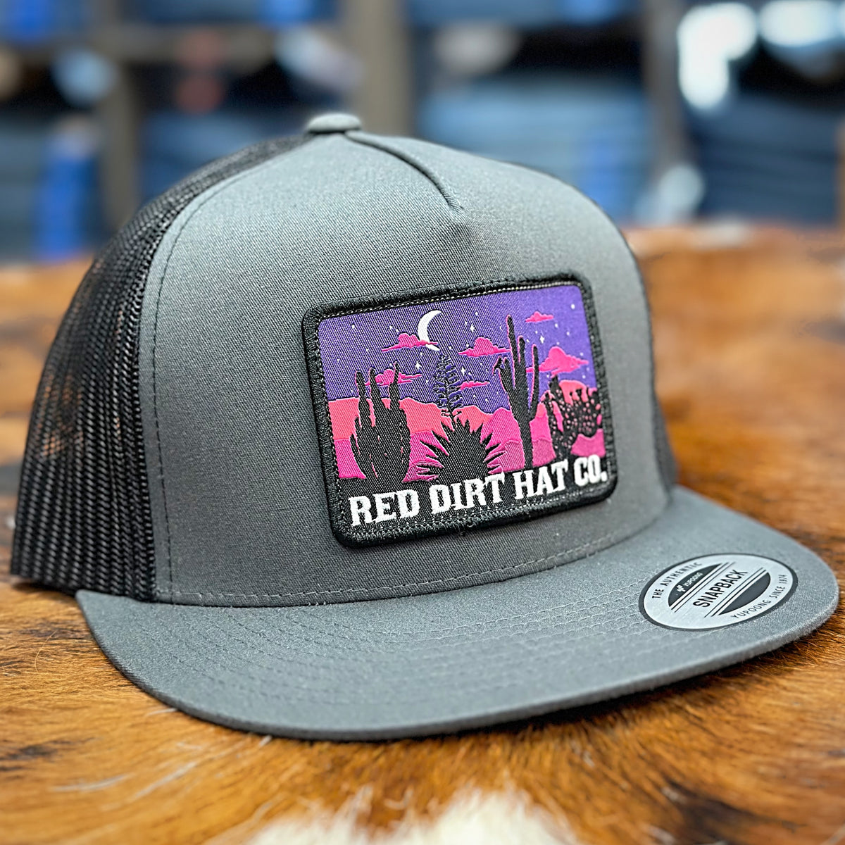 Red Dirt Hat Co. "Nightfall" Hat in Charcoal/Black