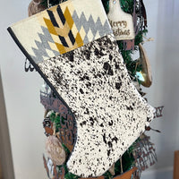 Pendleton Cowhide Christmas Stocking