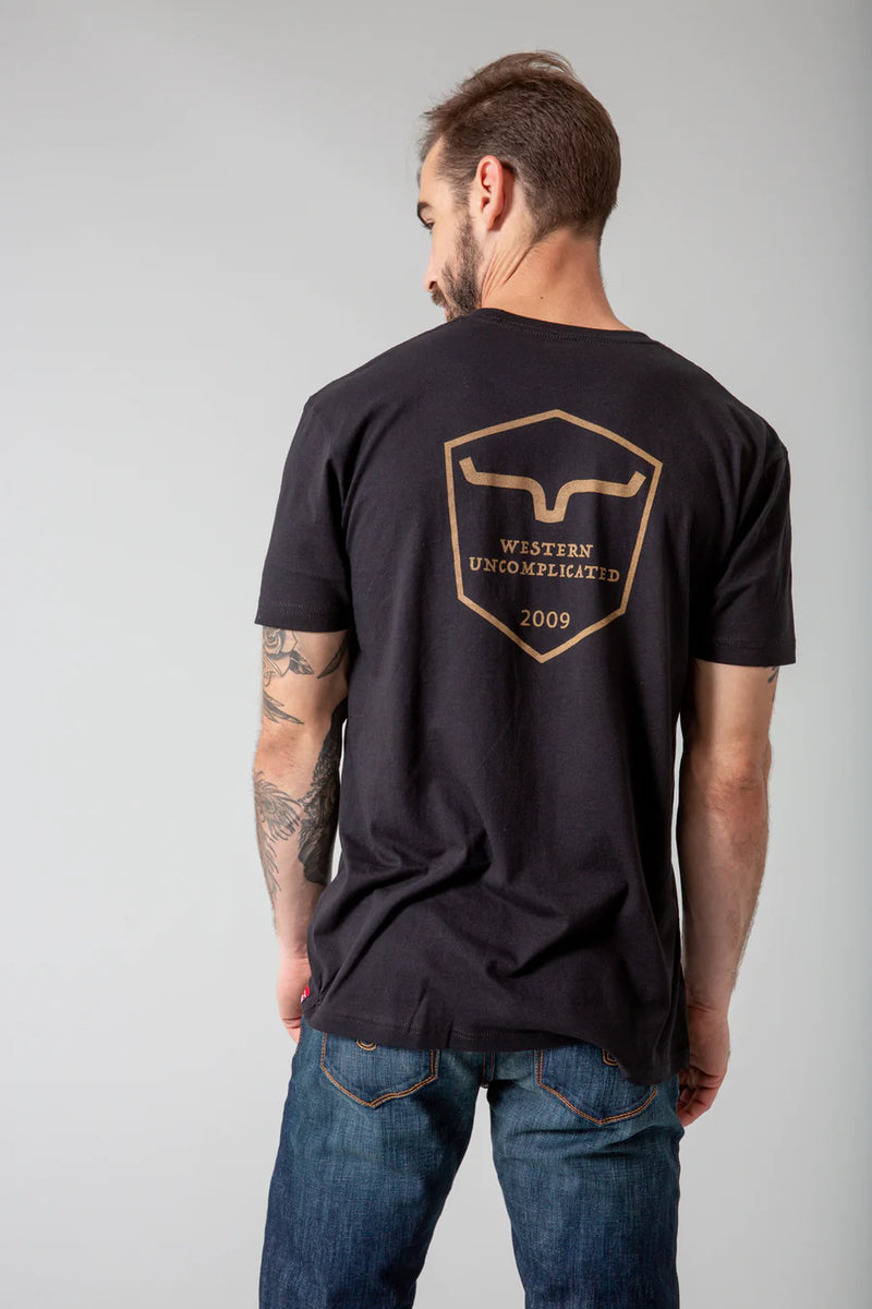Kimes Ranch Shielded Trucker Black Graphic T-Shirt