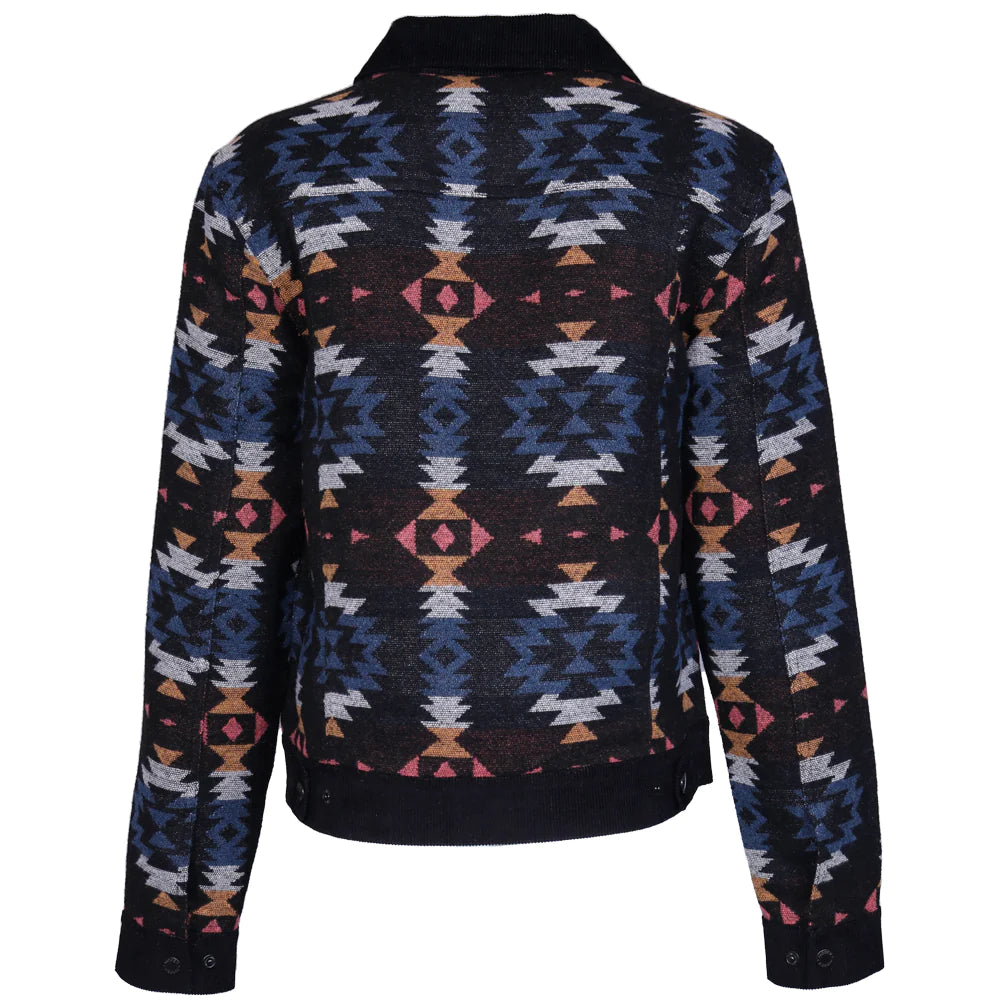 Hooey Women's Black Aztec Jacket