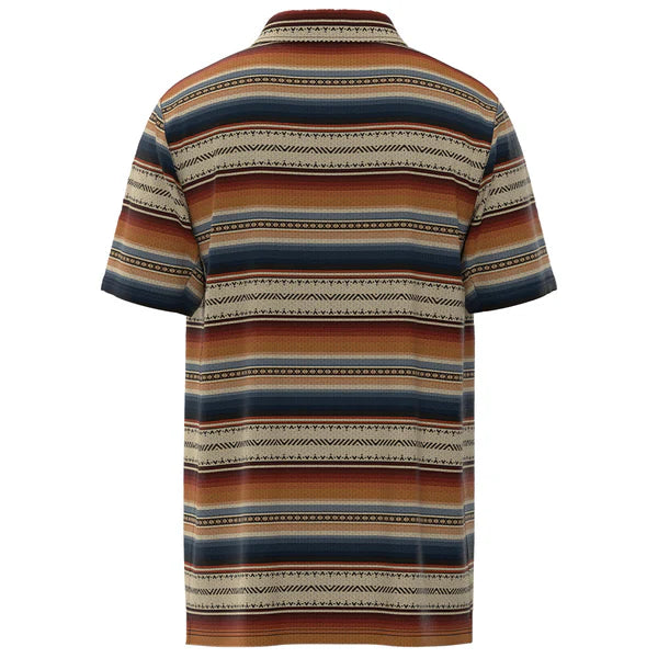 Hooey Men's "The Weekender" Short Sleeve Multicolored Serape Golf Polo
