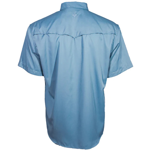 Hooey Men's Ashley Blue Short Sleeve Western Snap Shirt