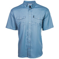 Hooey Men's Ashley Blue Short Sleeve Western Snap Shirt