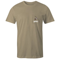 Hooey Men's Cheyenne Graphic Pocket Tee in Tan
