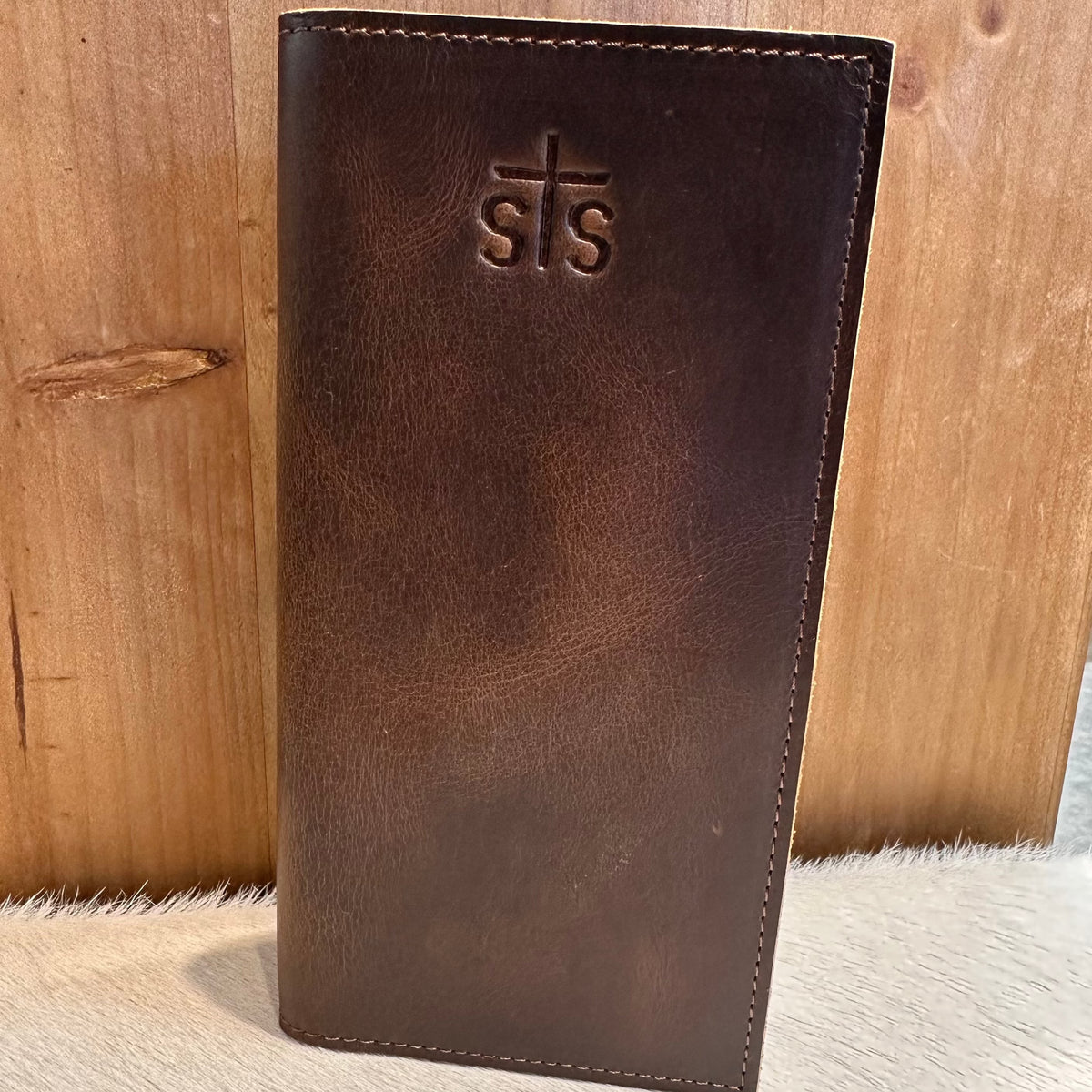 STS Ranchwear Tuscon Brown Leather Long Bifold