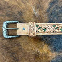 R. Watson Boots Men's Roughout Underlay Belt in Olive