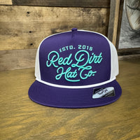 Red Dirt Hat Co. Lariat Rope Hat in Purple and White