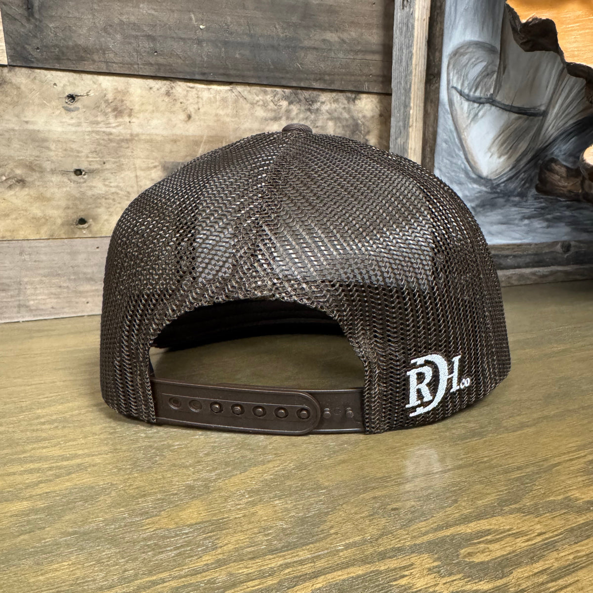 Red Dirt Hat Co. Broadhead Hat in Brown and White