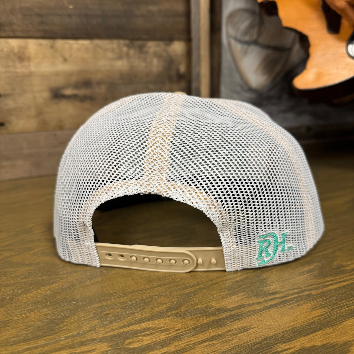 Red Dirt Hat Co. Papa Rope Hat in Khaki and White