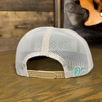 Red Dirt Hat Co. Papa Rope Hat in Khaki and White