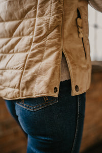 STS Ranchwear Women's Adalyn Palomino Cowhide Concealed Carry Vest