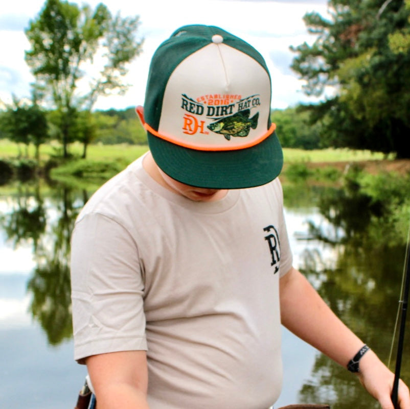 Red Dirt Hat Co. Hooked Rope Hat in Green