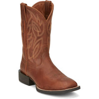 Justin Men's Canter 11" Western Boot in Hazel Brown