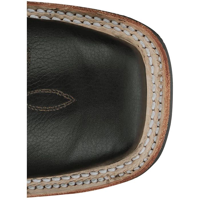 Justin Women's Shay Western Boot in Jet Black Cowhide