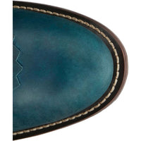 Justin Women's McKean Water Buffalo Lace Up Boot in Turquoise Blue