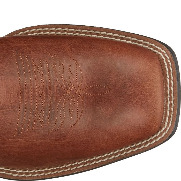 Justin Men's Canter 11" Western Boot in Hazel Brown