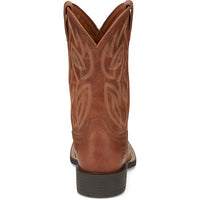 Justin Men's Canter 11" Western Boot in Hazel Brown