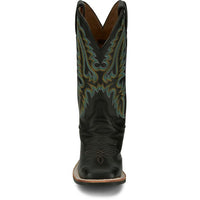 Justin Women's Shay Western Boot in Jet Black Cowhide