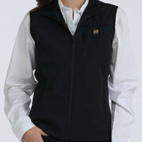 Cinch Women's Logo Bonded Vest in Black