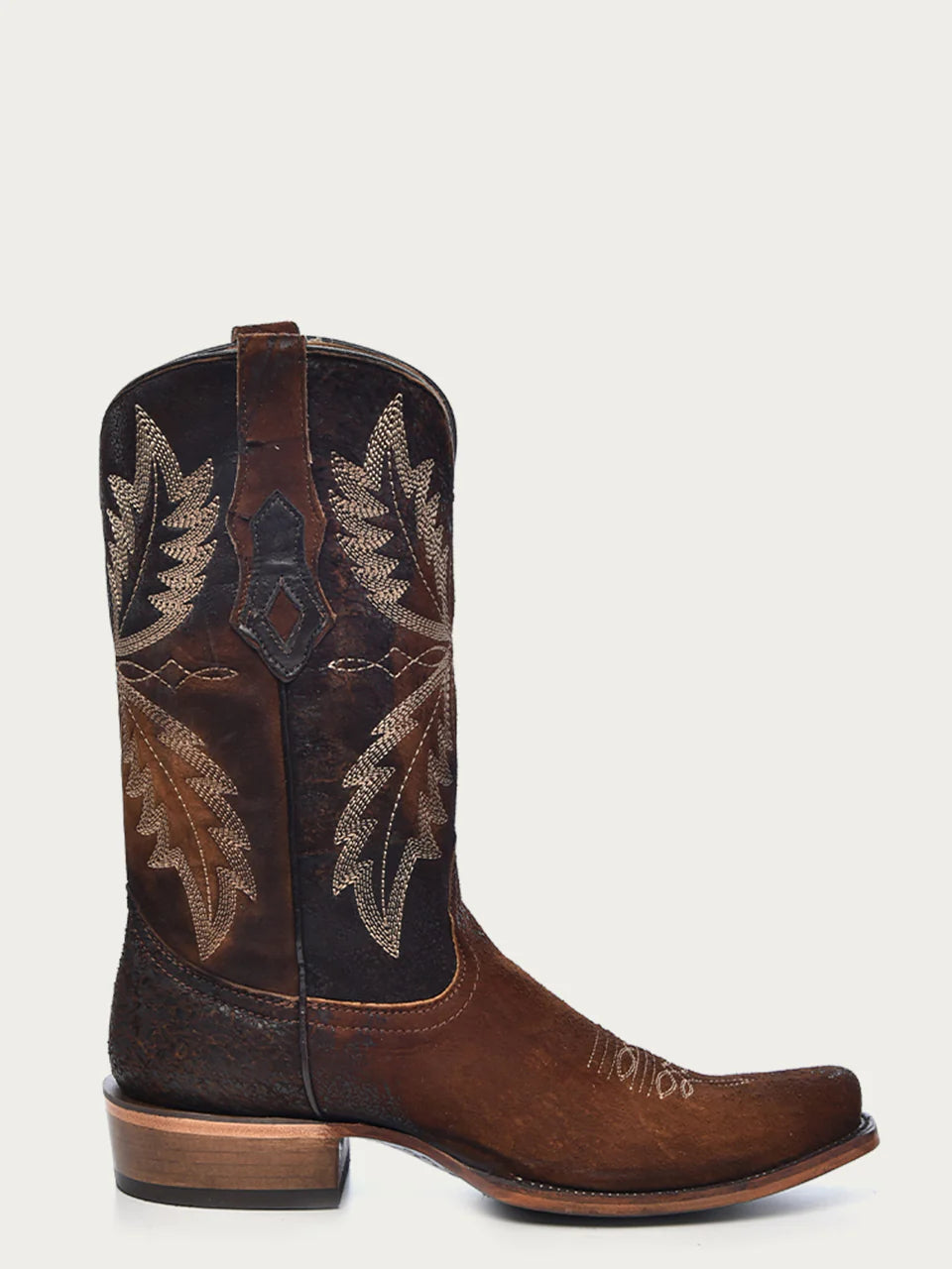 Corral Men's Chocolate Lamb Narrow Square Toe Western Boot