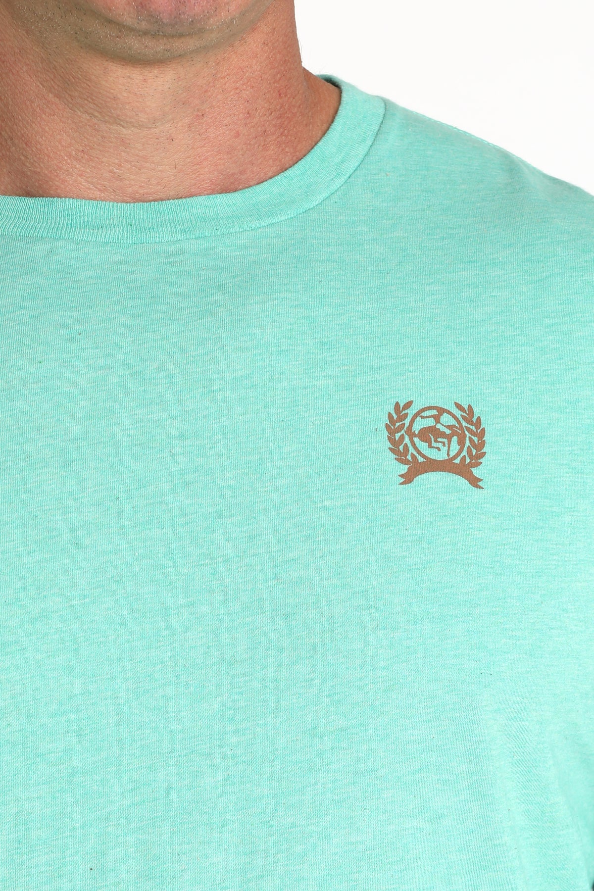 Cinch Men's L/S Rodeo Graphic Logo T-Shirt in Turquoise