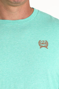 Cinch Men's L/S Rodeo Graphic Logo T-Shirt in Turquoise